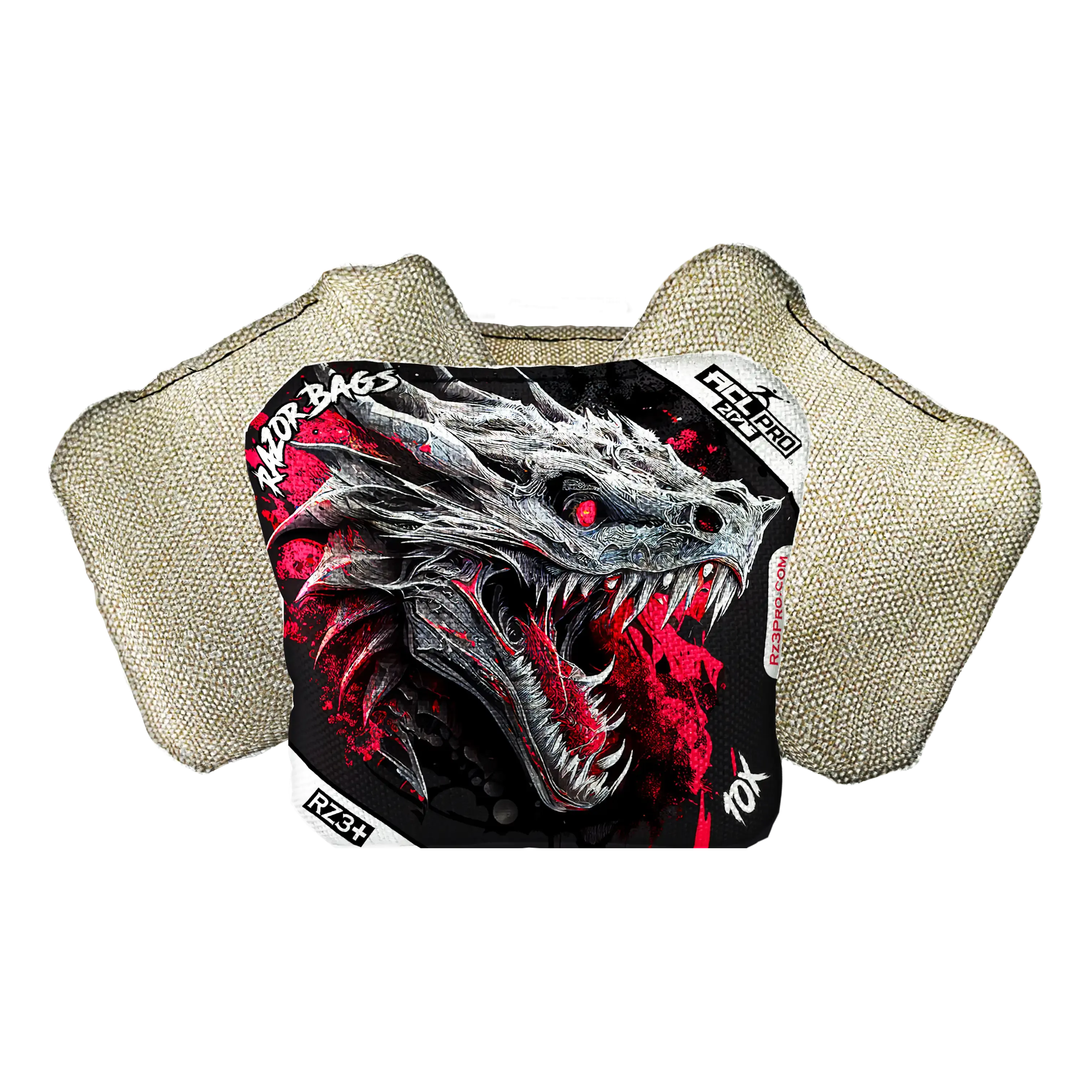 10X | Dragon Black Series | ACL PRO Razor Cornhole Bags