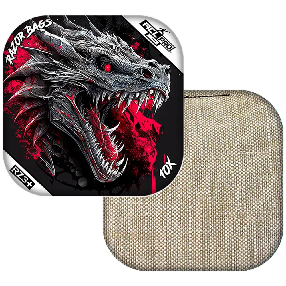 10X | Dragon Black Series | ACL PRO Razor Cornhole Bags