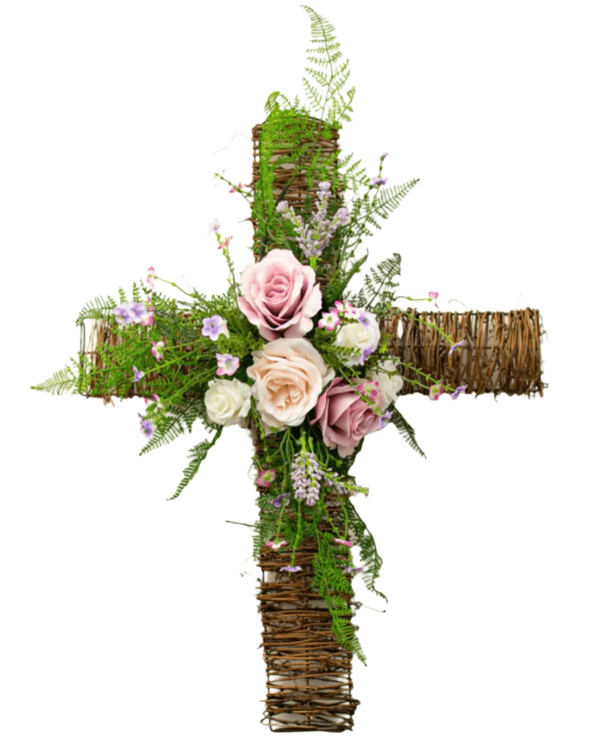 24" Natural Twig Cross - 29280NAT