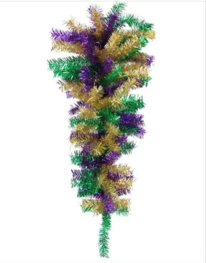 36"L Fancy Teardrop: Mardi Gras - XX7162