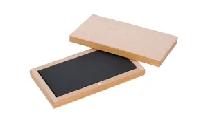 6" x 3" x 3/8" Natural Testing Stone w/ Wooden Box