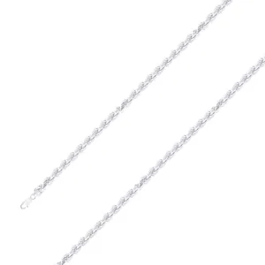 925 Sterling 4.5mm Silver Rope Chain Size- 9"
