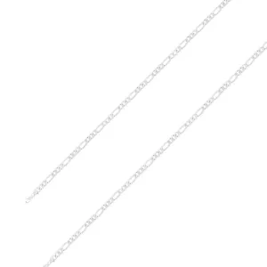 925 Sterling 4mm Silver Classic Figaro Chain Size- 7"