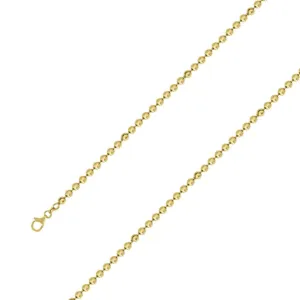 925 Sterling Silver 4mm Rhodium Plated Moon Cut Chain Size- 10"