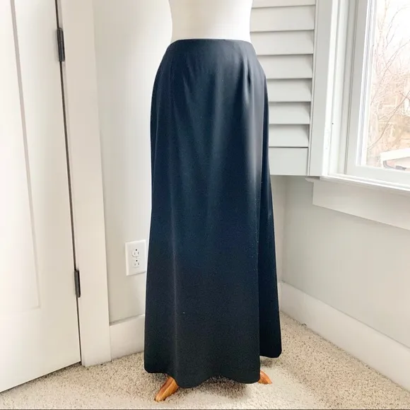 Adrianna Papell Black Evening Long Skirt Size 10P
