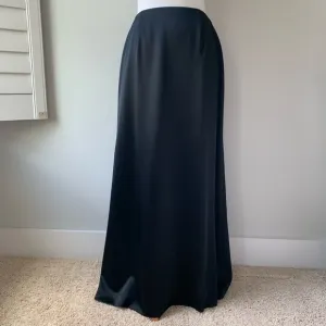 Adrianna Papell Black Evening Long Skirt Size 10P