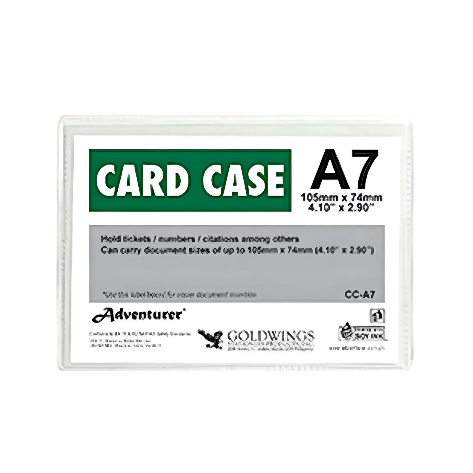 Adventurer Card Case Plastic