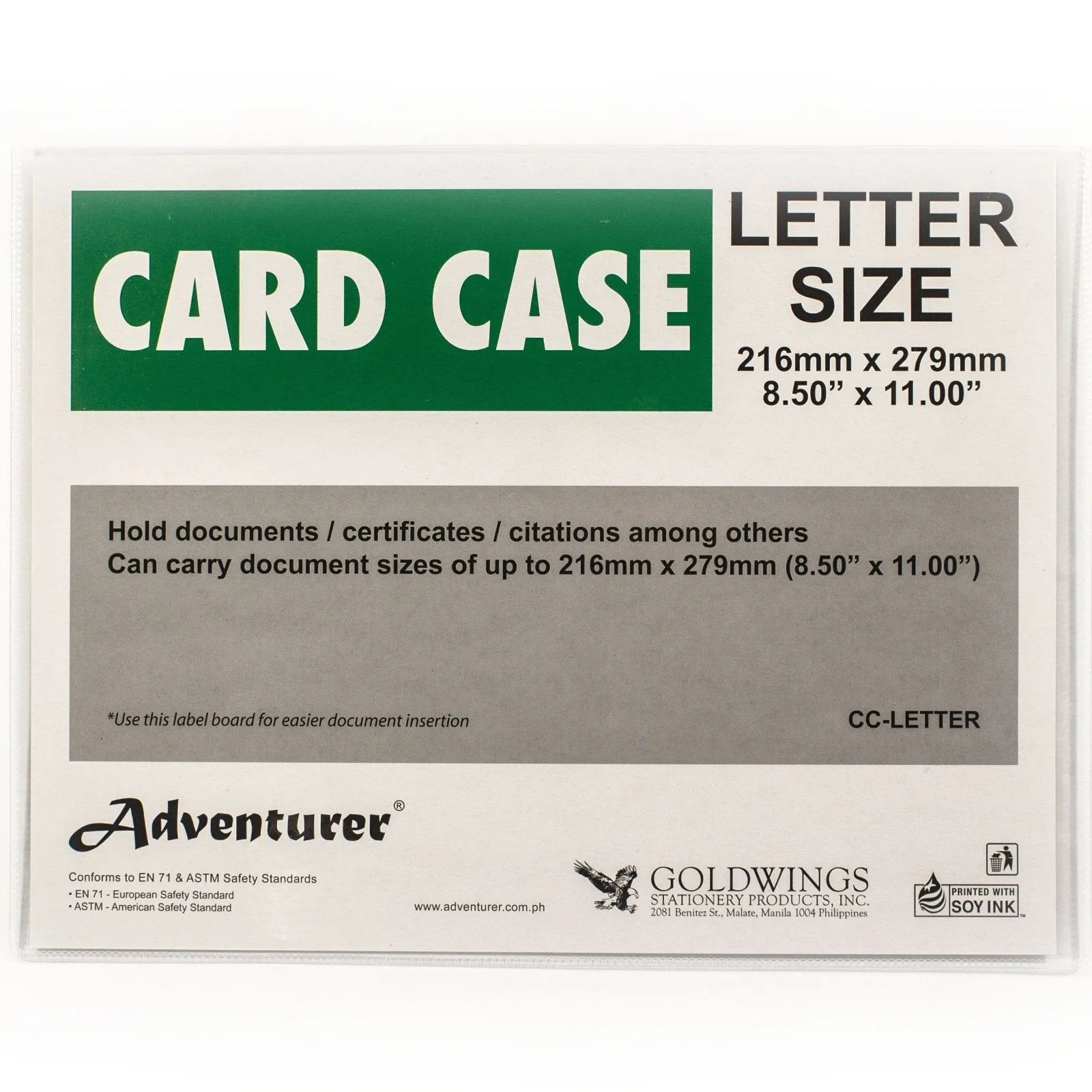 Adventurer Card Case Plastic