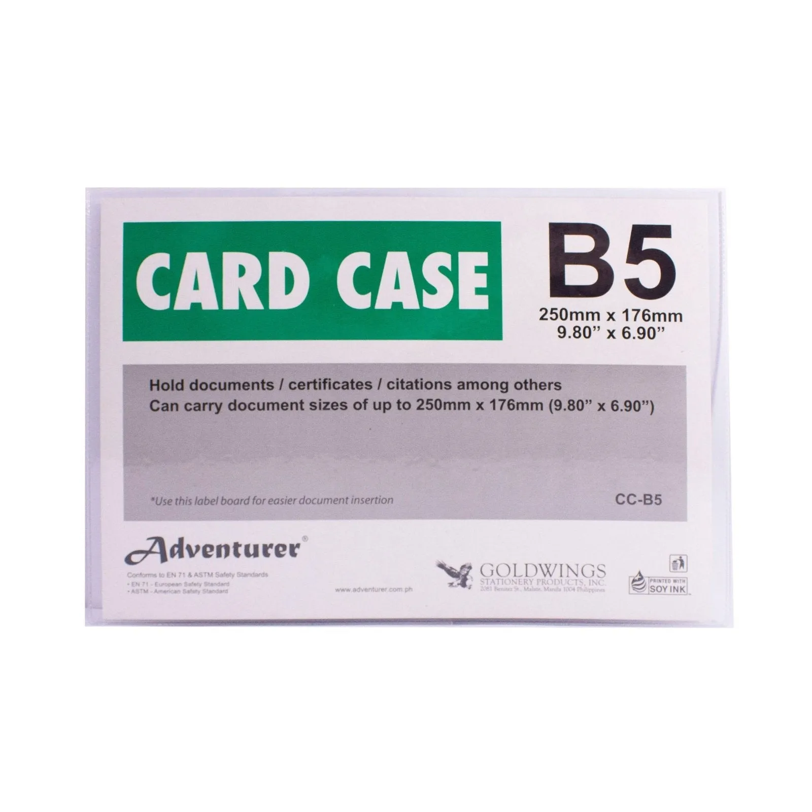 Adventurer Card Case Plastic