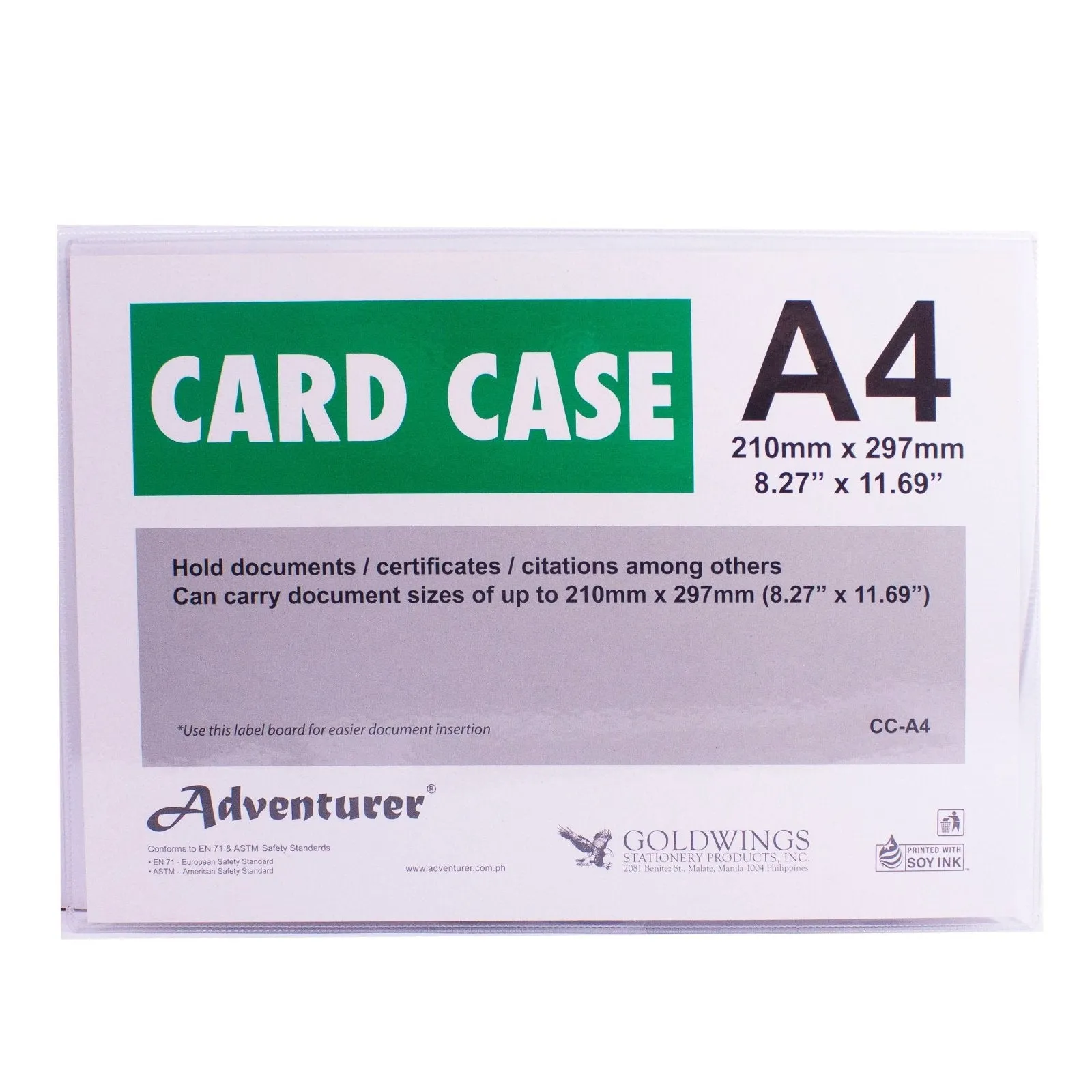 Adventurer Card Case Plastic