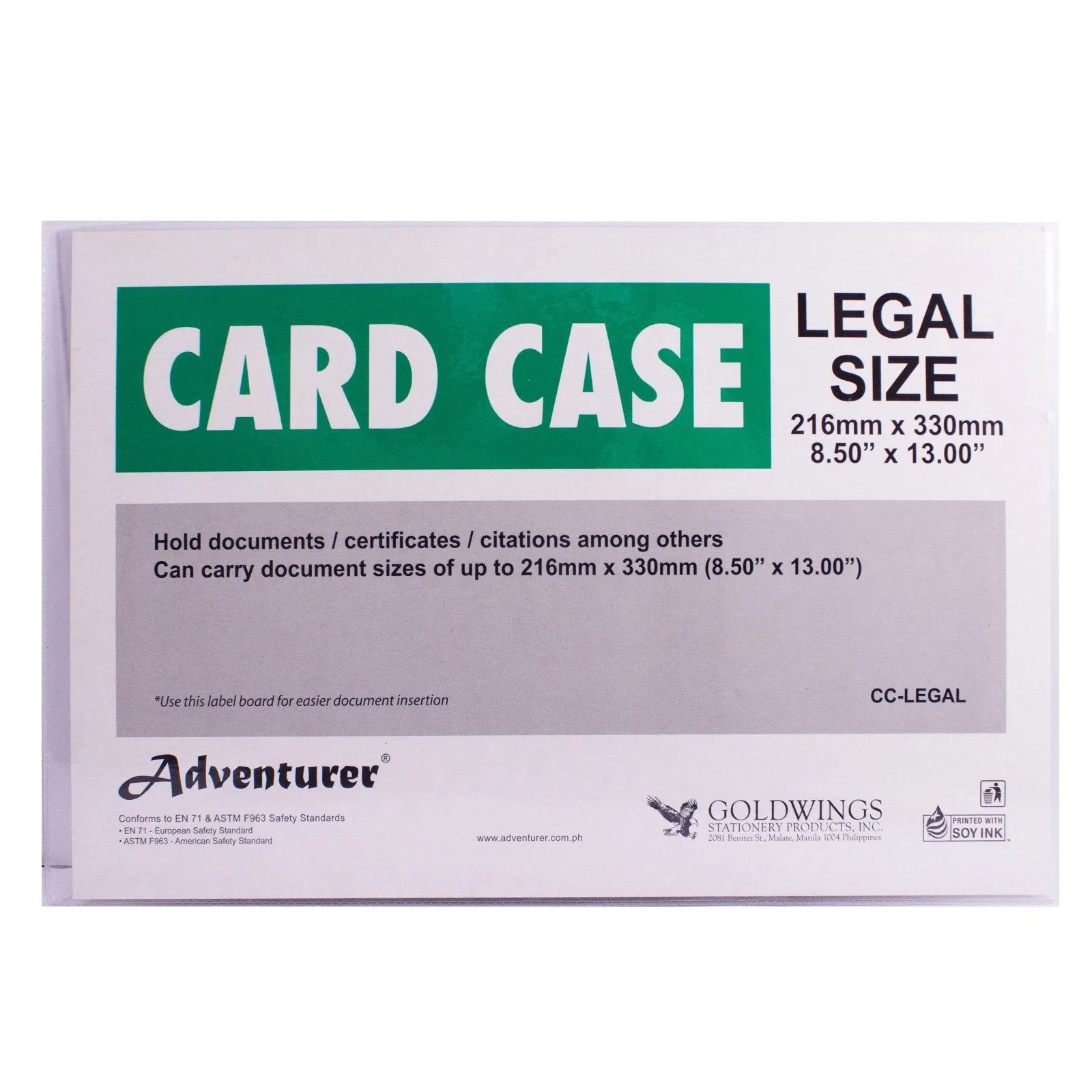 Adventurer Card Case Plastic