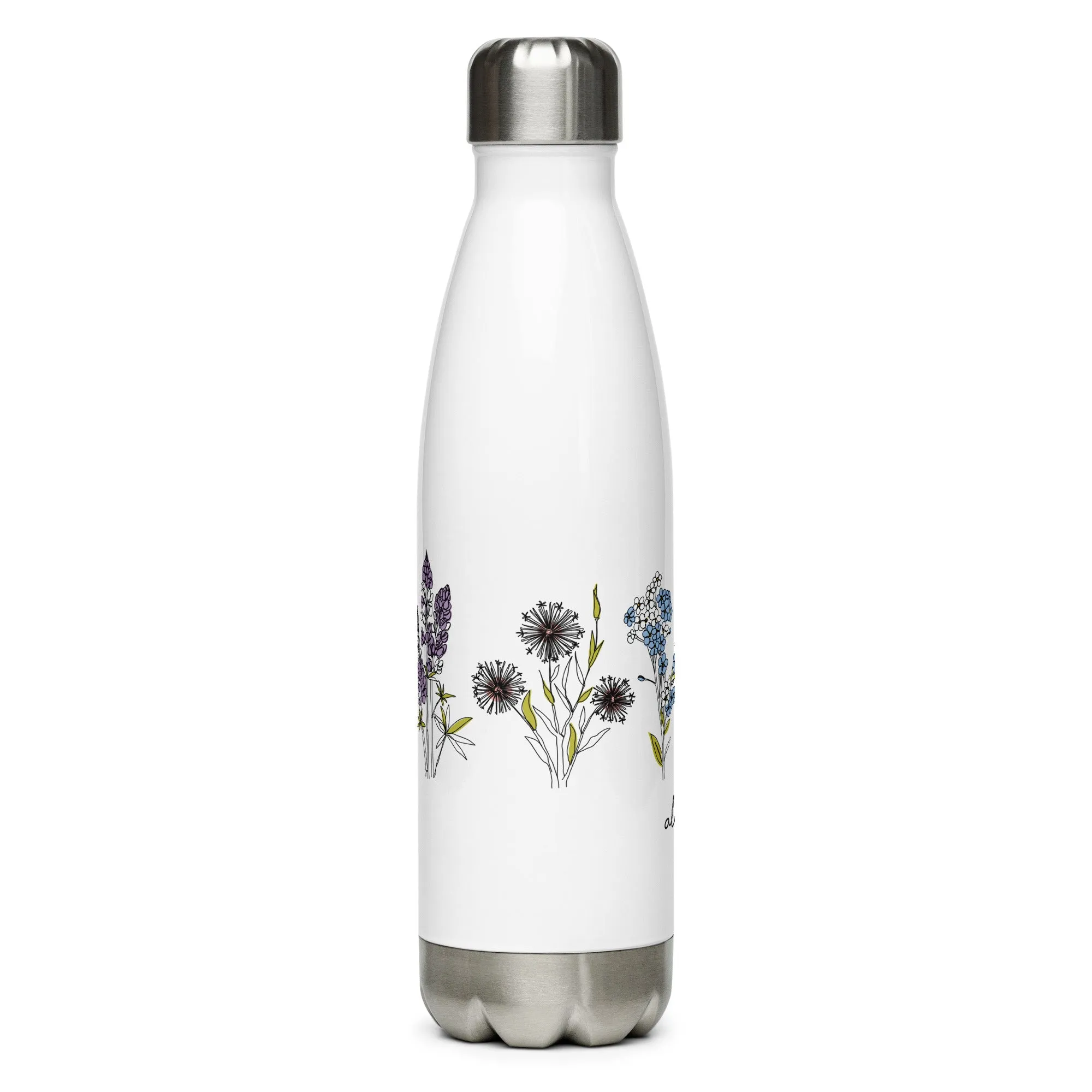 Alaska Wildflower Water Bottle