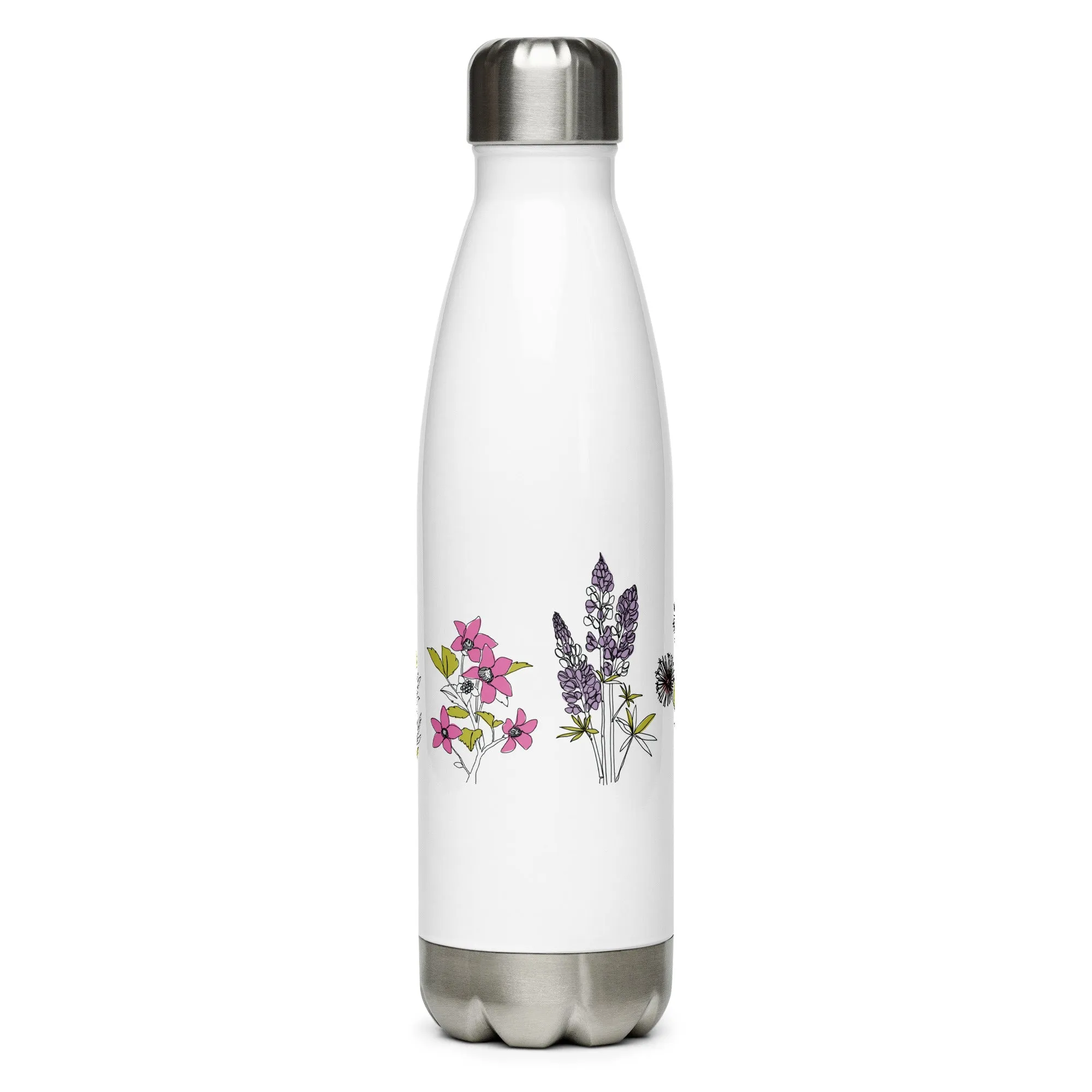 Alaska Wildflower Water Bottle