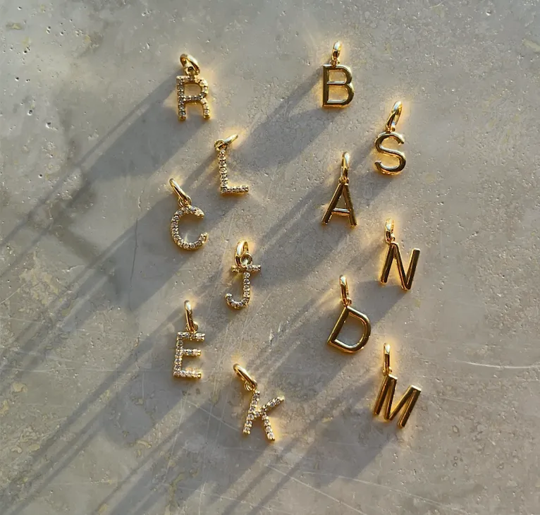 Alpha Gold Pendant