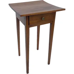 American New Hampshire Birch One-Drawer Side Table