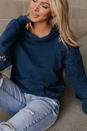 Ampersand Avenue - University Hoodie - Love Story Midnight Blue