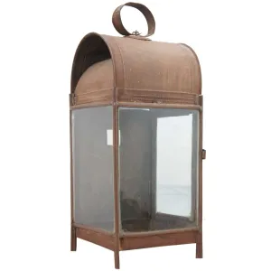 Anglo Indian Toleware and Glass Portable / Wall Candle Lantern