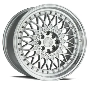Aodhan AH05 17x9 4x100/114.3  25 Silver Machined Face And Lip