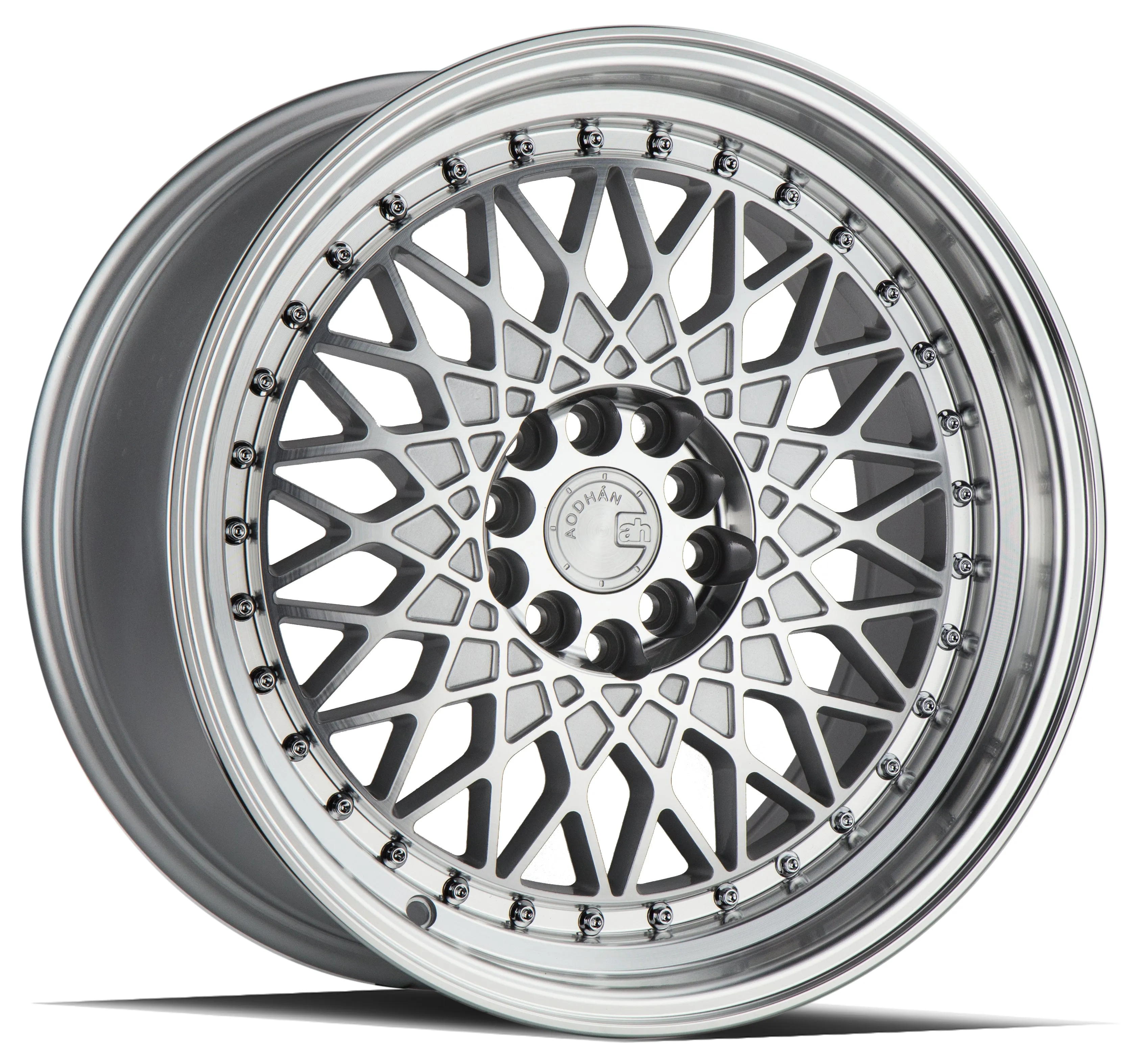 Aodhan AH05 17x9 5x100/114.3  25 Silver Machined Face And Lip