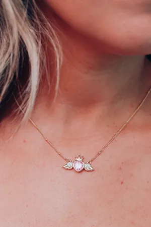 Ariana Pink Necklace by Melania Clara