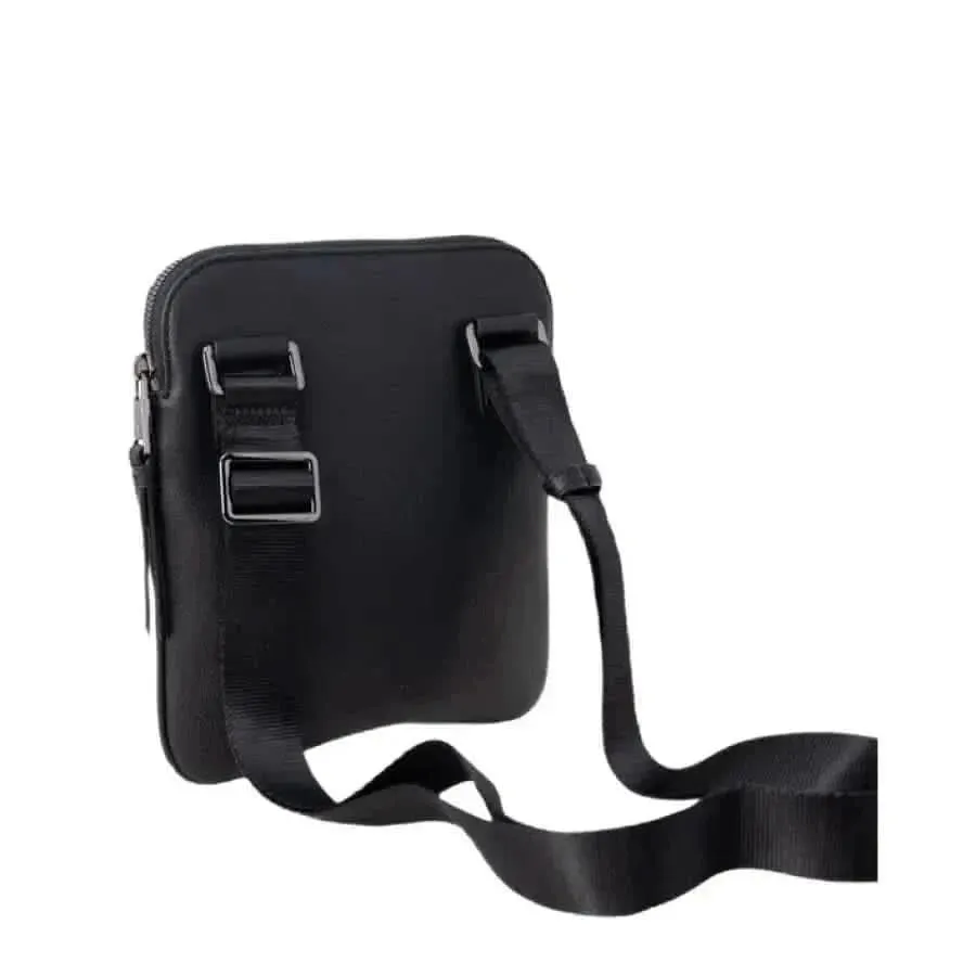 Armani Exchange Men's Black Polyester Shoulder Bag