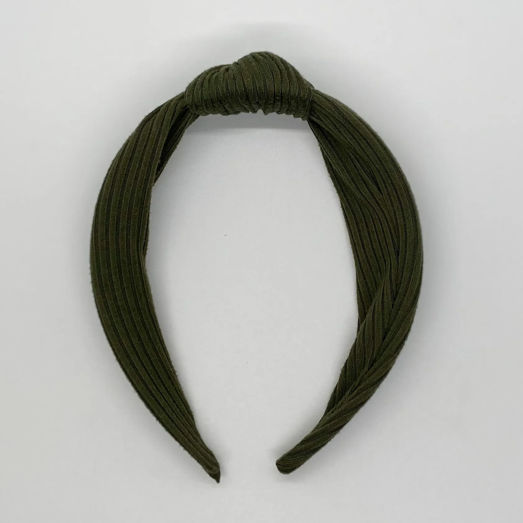 Army Green Top Knot Headband