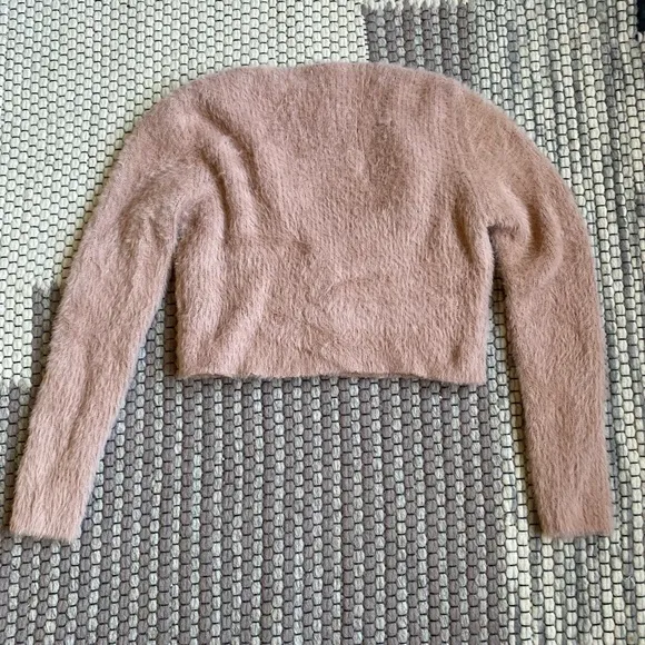 ASTR the label LORAIN CARDIGAN Top in Pink Clay Size Small