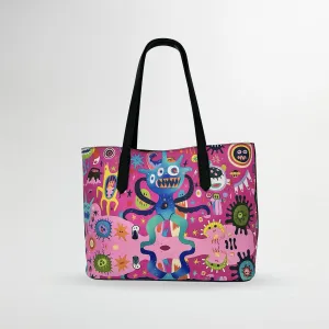 Astro Flexers Vegan Leather Tote Bag