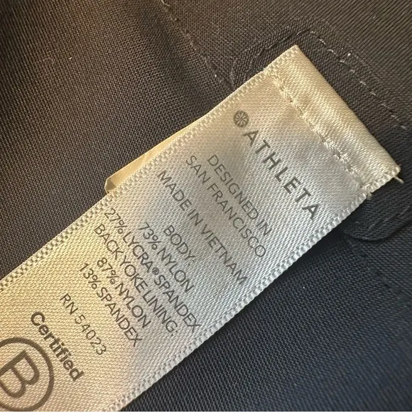 Athleta Interstellar Black Blazer jacket women’s Size 6