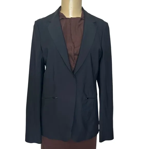 Athleta Interstellar Black Blazer jacket women’s Size 6