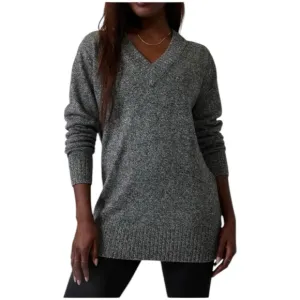 Athleta Wool Cashmere Vital V-Neck Tunic Sweater Size XXS