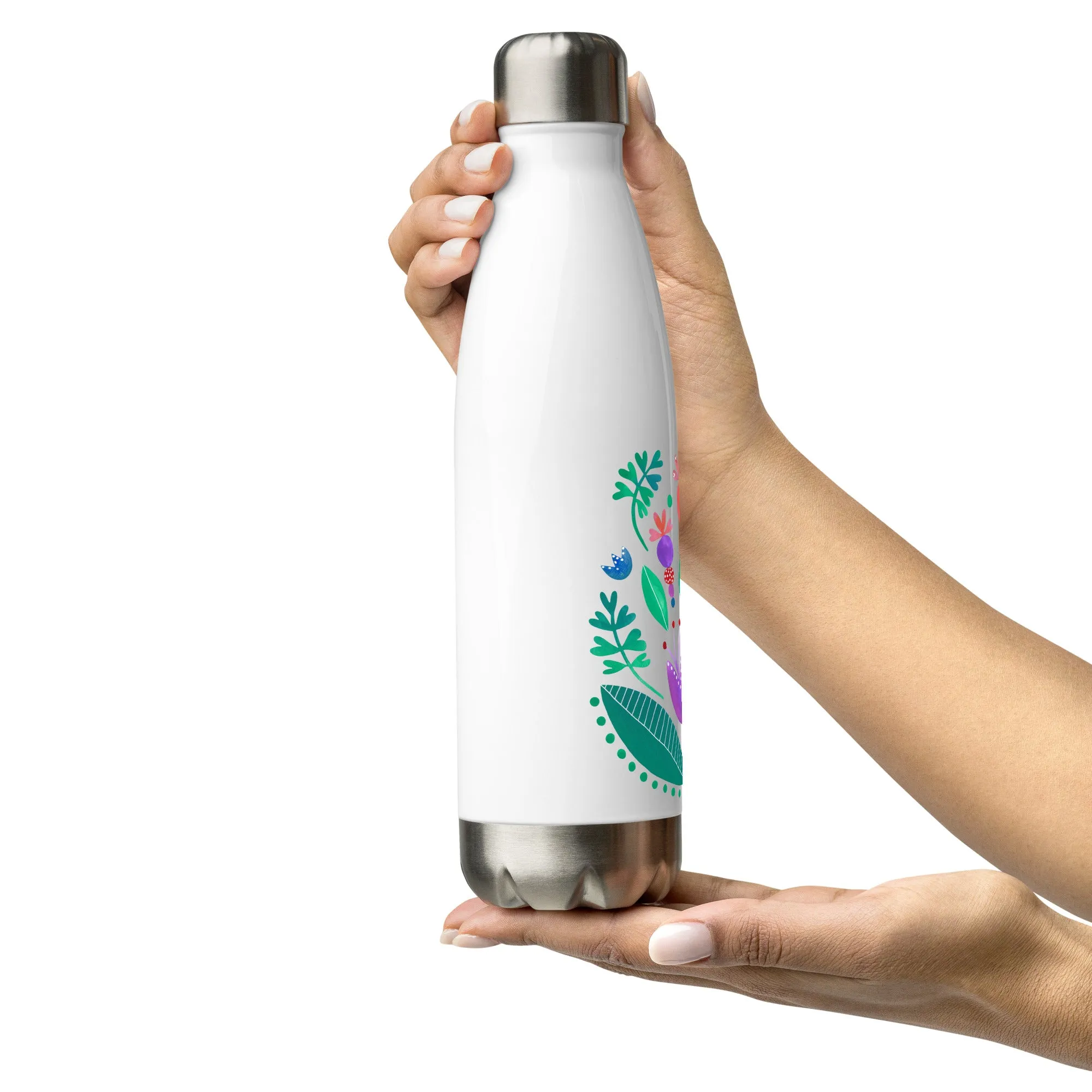 Balancing Flowers - Stainless Steel Water Bottle