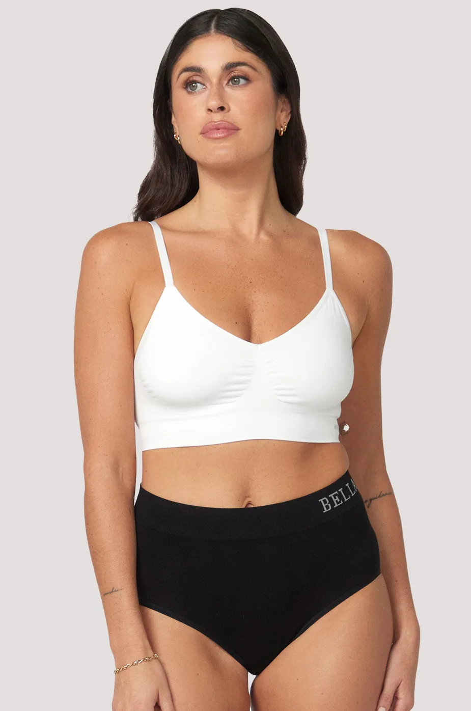 Bamboo Skinny Strap Convertible Bra 2pk