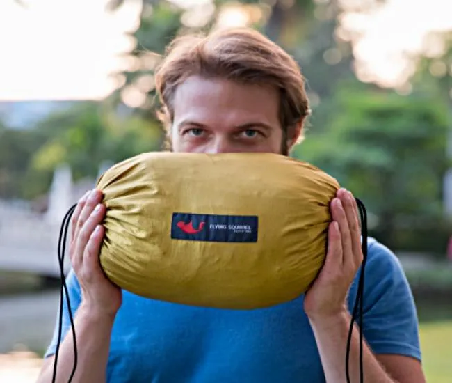 BaseCamp Hammock™ - Gold & Maroon by Flying Squirrel Outfitters