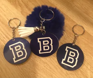 Beaver B Keychain