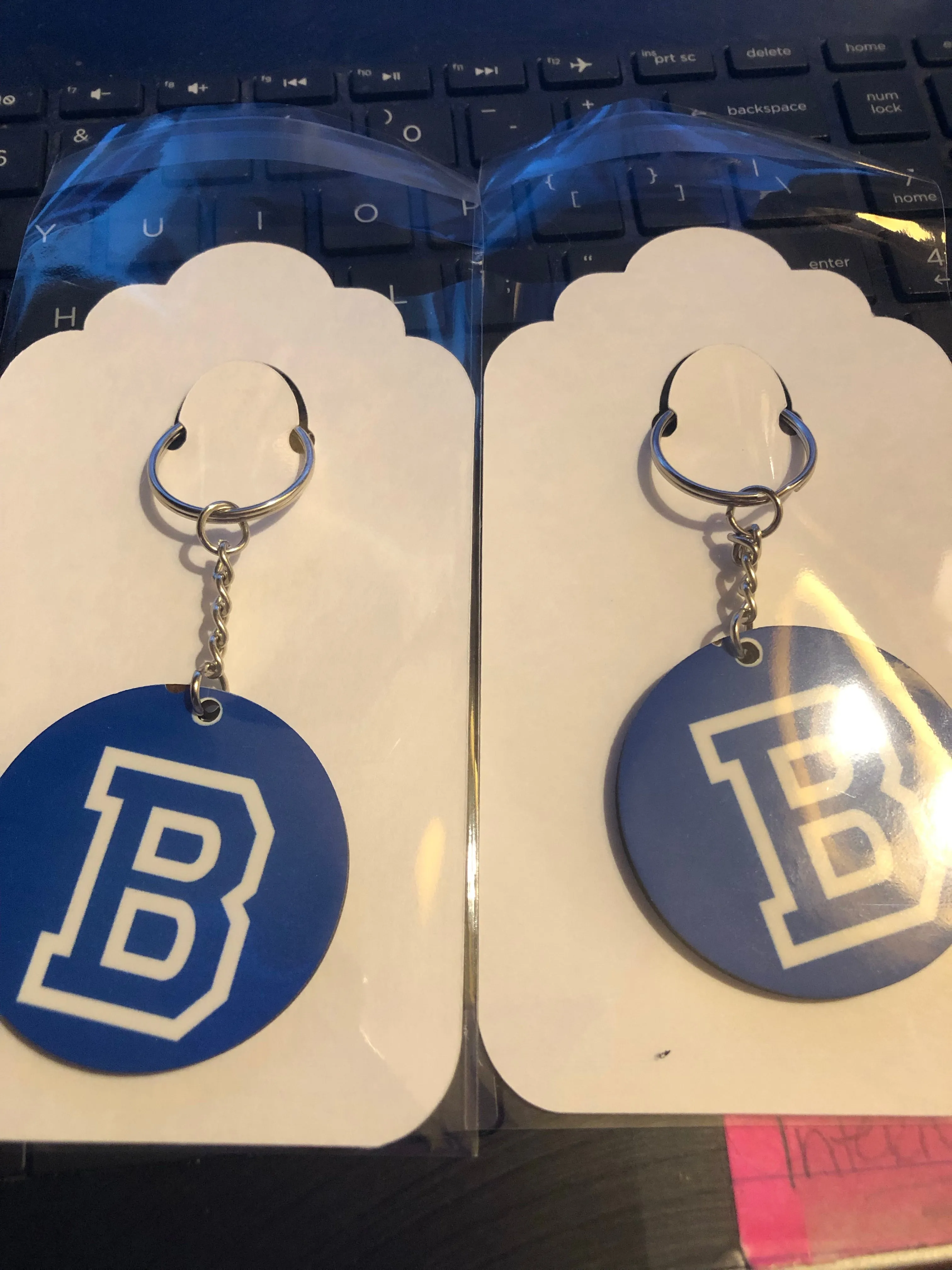 Beaver B Keychain
