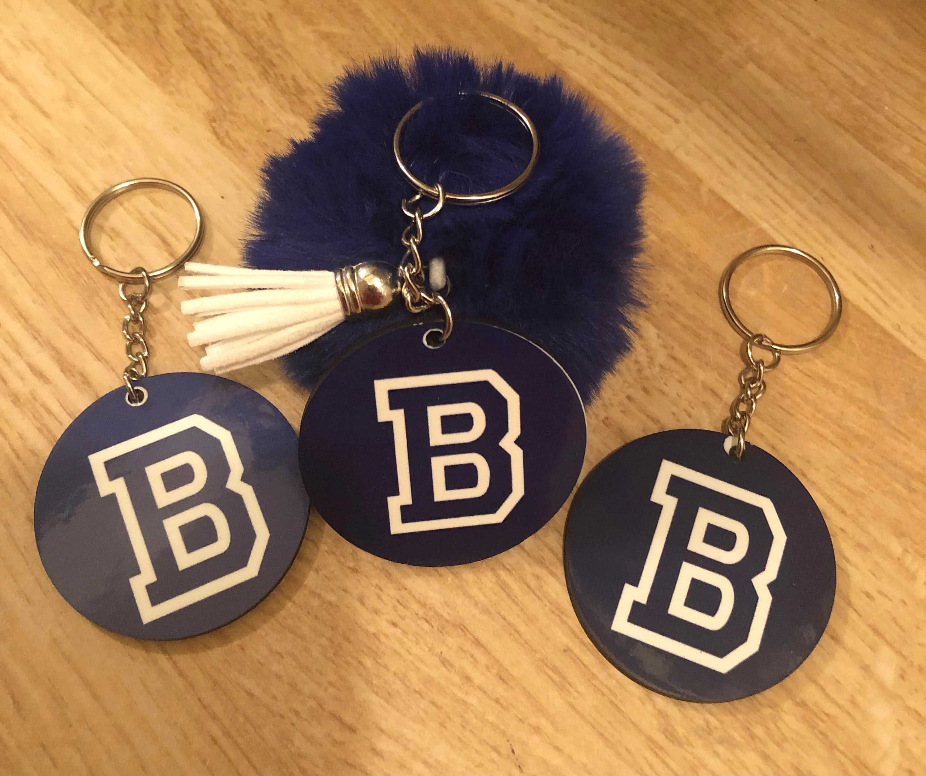 Beaver B Keychain