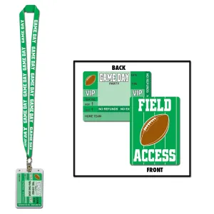 Beistle Game Day Party Pass - Party Supply Decoration for Football