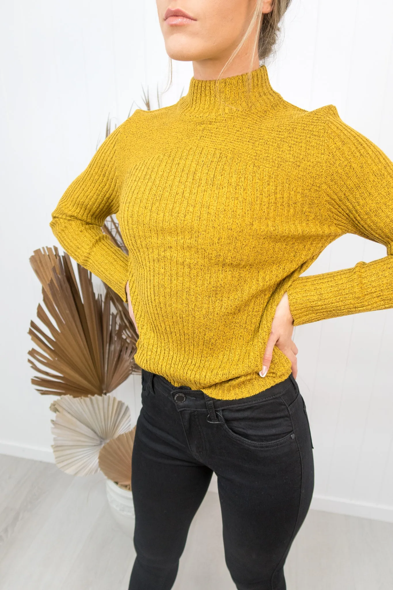 Benny Knit -Mustard