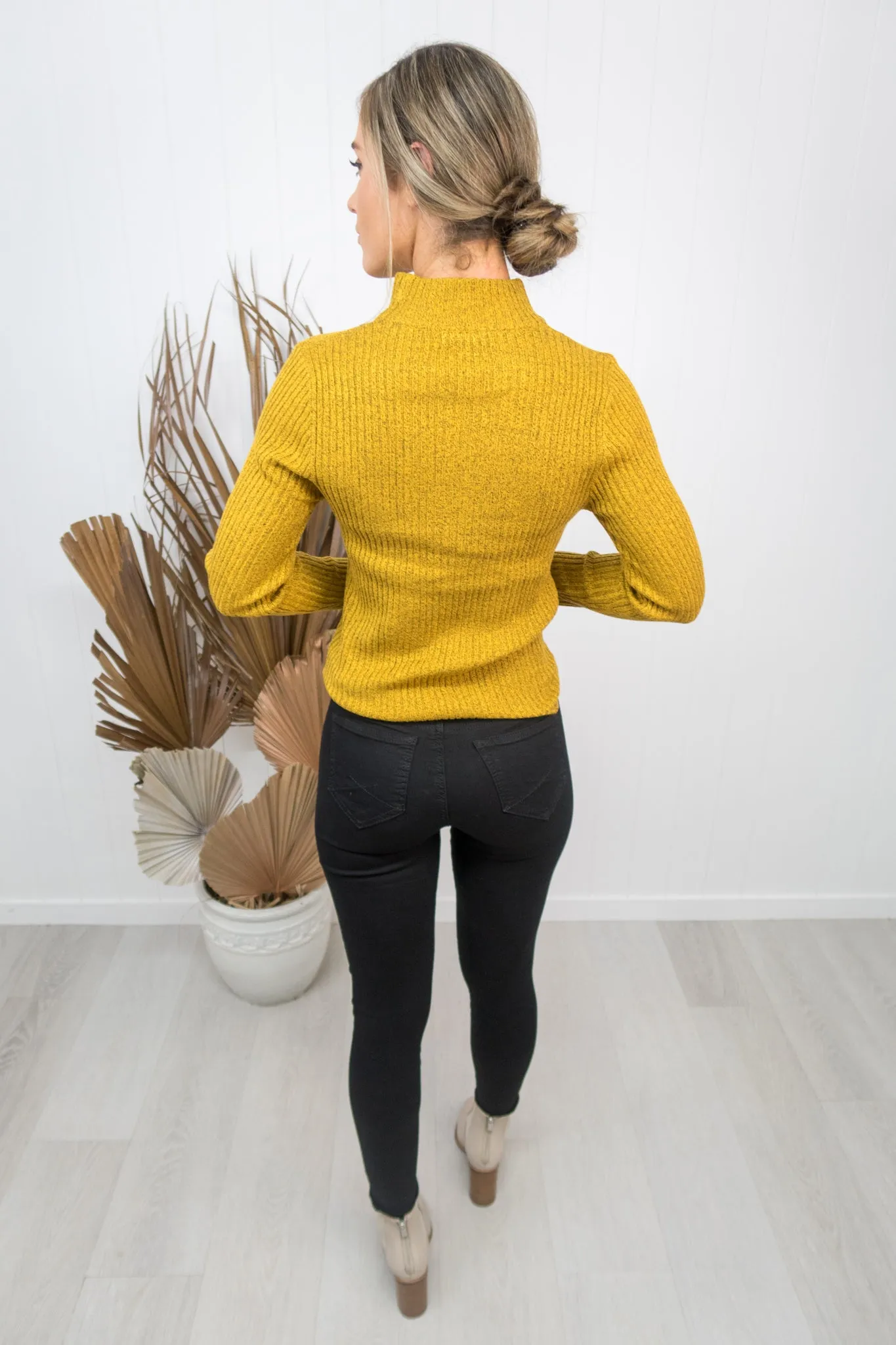 Benny Knit -Mustard