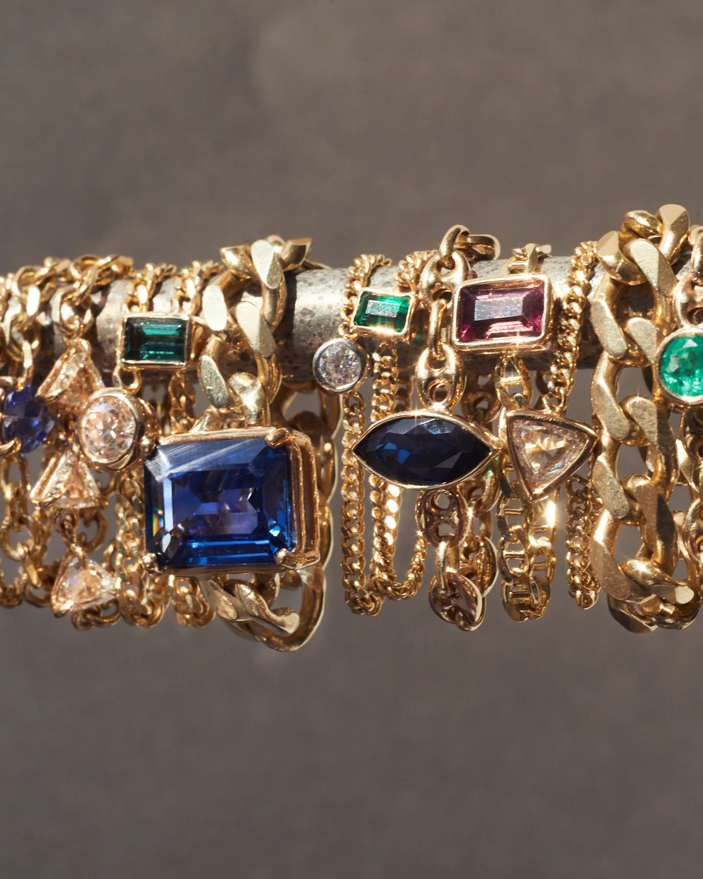 Bezel Diamond Cuban Link Ring (3.8mm)