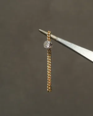 Bezel Diamond Cuban Link Ring (3.8mm)