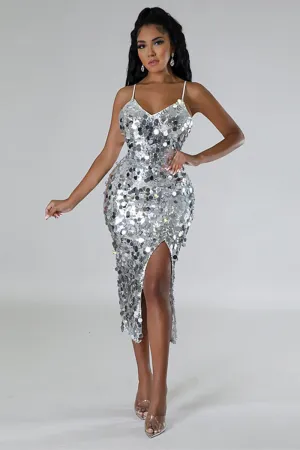 BH0352 Sequins Cami Dress