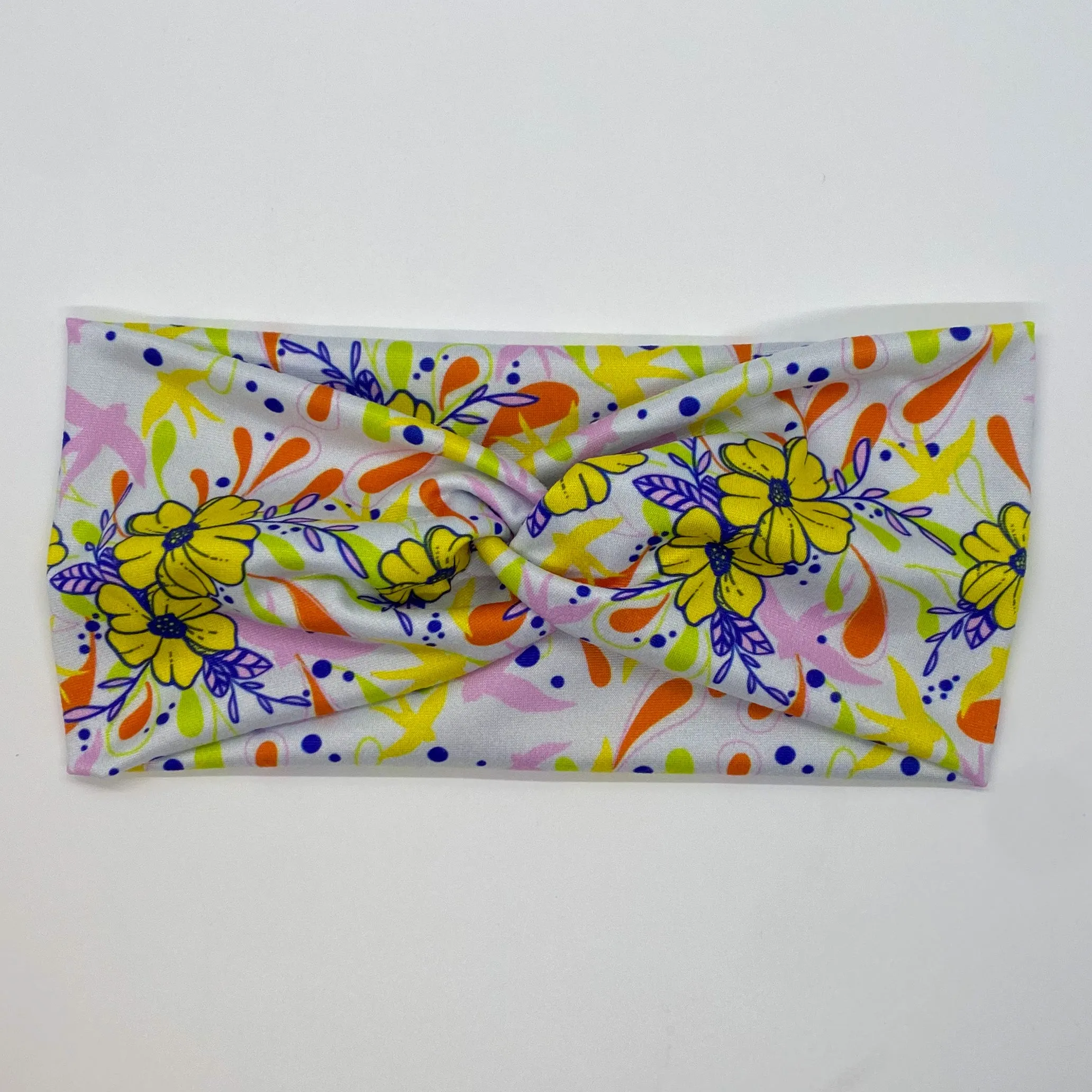 Birds and Blossoms Twist Headband