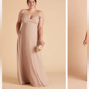 Birdy Grey Devin Convertible Dress in taupe chiffon bridesmaid wedding