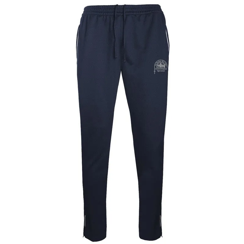 Bishop's High PE Training Trousers Navy / Silver