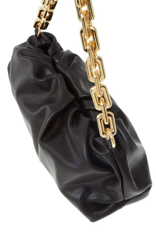 Black Dumpling Chain Bag