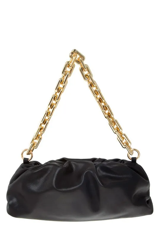 Black Dumpling Chain Bag