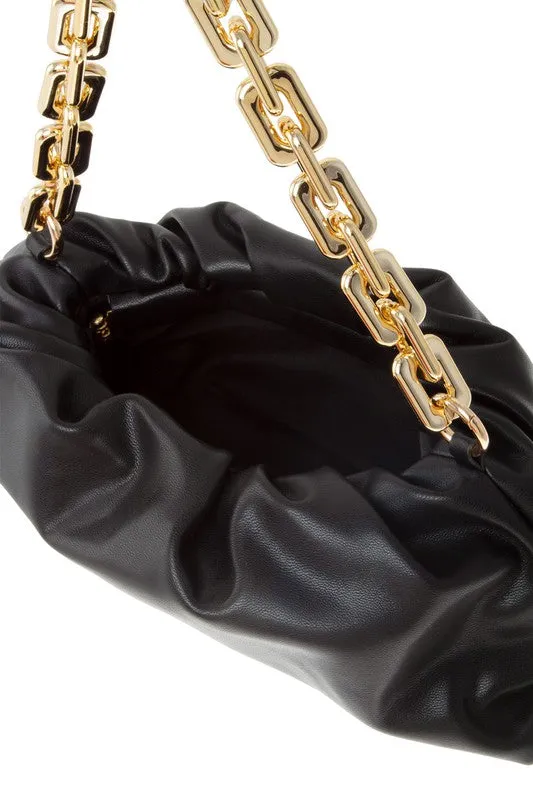 Black Dumpling Chain Bag