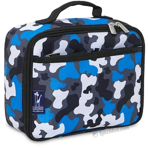 Blue Camo Insulated Lunchbox